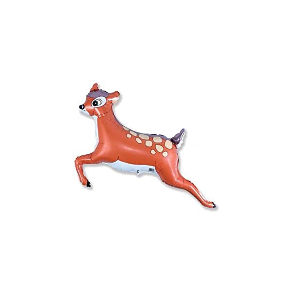 gazelle ballon mylar 40 cm non gonflé