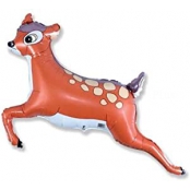 gazelle ballon mylar 40 cm non gonflé