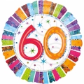 60 anniversaire radiant anniversaire ballon mylar