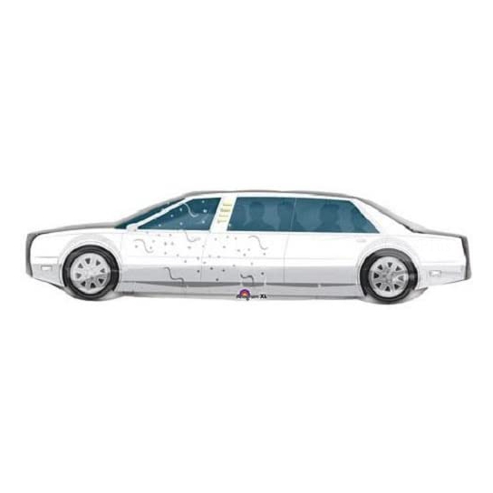 Limousine ballon mylar 28*107 cm vendu non gonflé