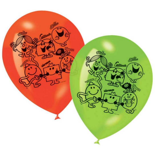 6 ballons Monsieur Madame 6 ballons Monsieur Madame