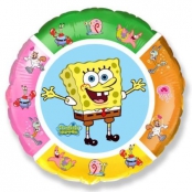 Bob l'éponge rond diamètre 45 cm