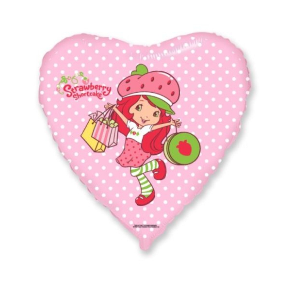 charlotte aux fraises coeur shopping 45 cm non gonflé