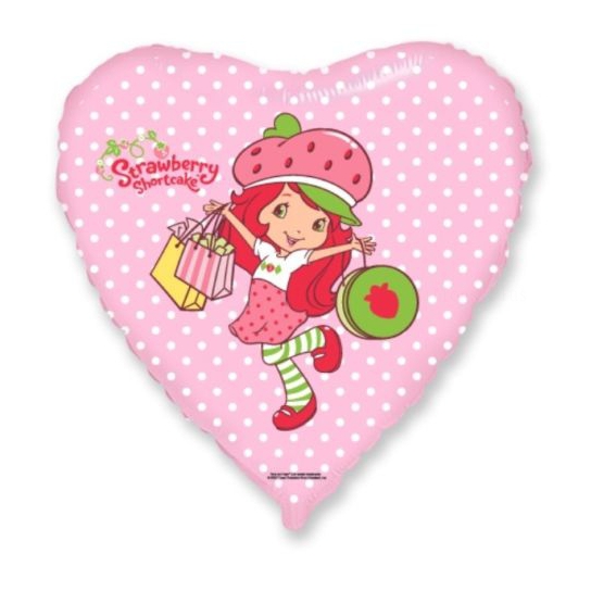 charlotte aux fraises coeur shopping 45 cm non gonflé