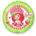 charlotte aux fraises mylar rond 45 cm non gonflé