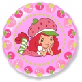 charlotte aux fraises mylar rond 45 cm non gonflé