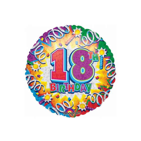 18 ballon birthday explosion mylar 45 cm