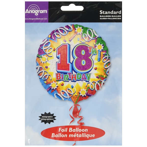 18 ballon birthday explosion mylar 45 cm