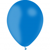 100 ballons bleu roi standard 28 cm