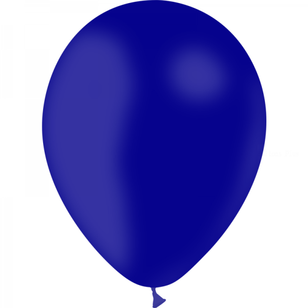 100 ballons bleu marine standard 28 cm