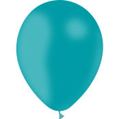 100 ballons bleu turquoise standard 28 cm