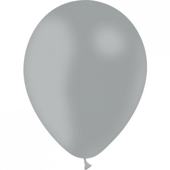 100 ballons gris standard 28 cm