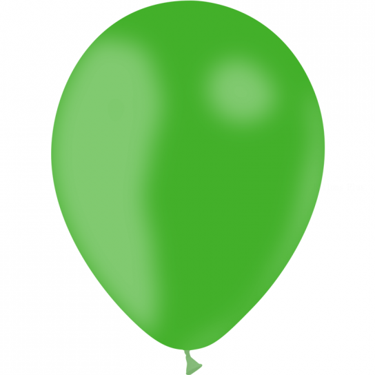 100 ballons Vert standard 30cm