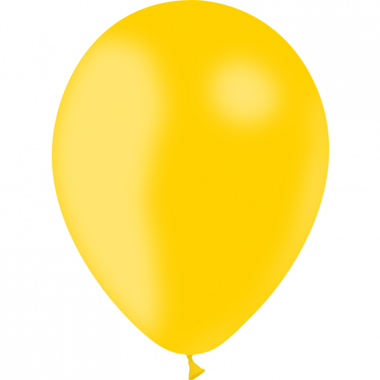 100 ballons Jaune d'Or standard 30 cm