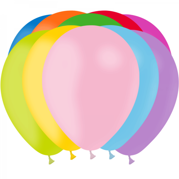 100 ballons multicolor 30 cm