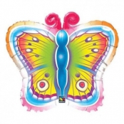 Papillons ballon mylar 66 cm