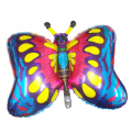 papillon ballon mylar 75*75 cmpapillonbleu Papillons mylar