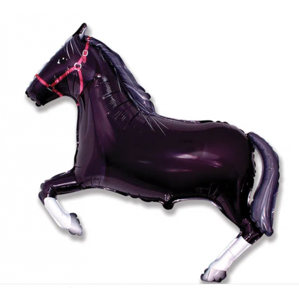 cheval noir mylar 70 cm