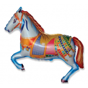 Cheval de manège forme longueur 70 cm