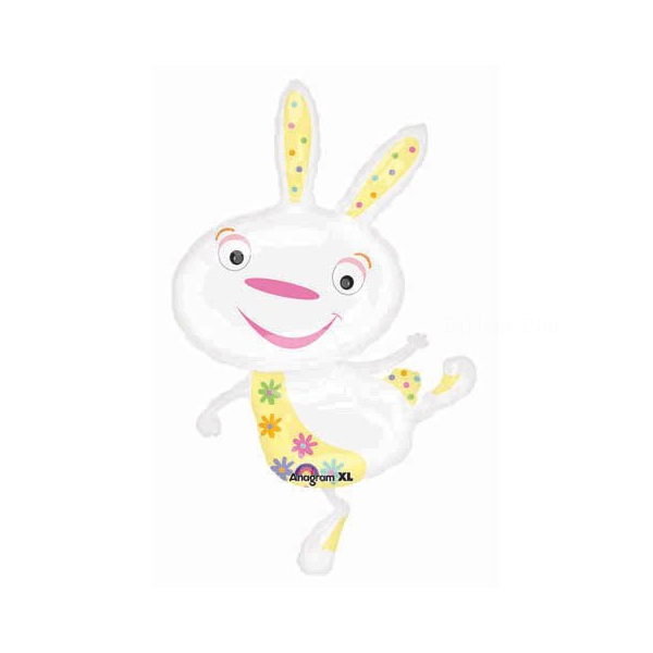 funny lapin ballon mylar 102*58 cm