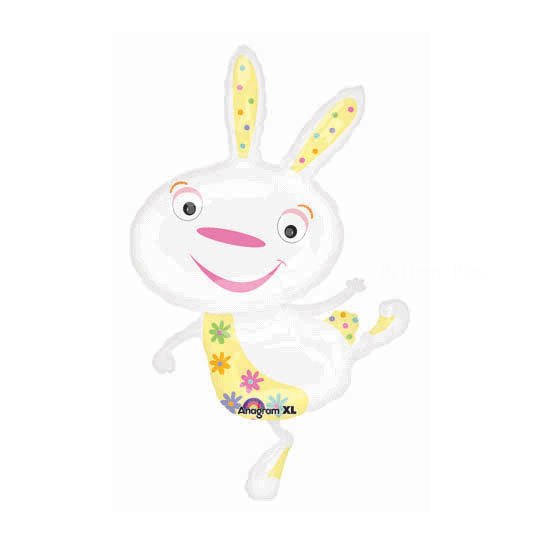 funny lapin ballon mylar 102*58 cm