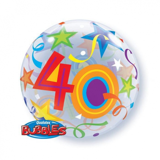 bubble 40em anniversaire 56cm