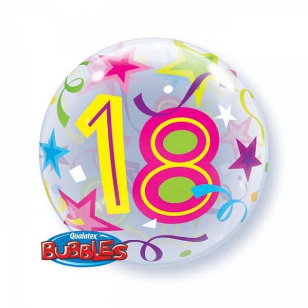 bubble 18em anniversaire 56cm