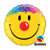 qualatex mylar smile 45cm à plat