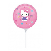 3 Hello Kitty 23 cm mylar air sur tige