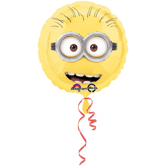 Minions ballon mylar diamètre 43 cm