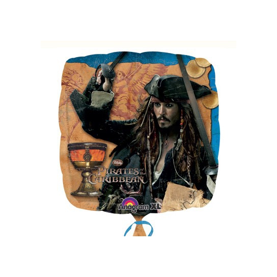 Pirates des caraïbes ballon mylar 45 cm Pirates des caraïbes ballon mylar 45 cm