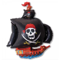 bateau pirate ballon mylar 63 *71cm non gonflé