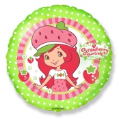 charlotte aux fraises mylar rond 45 cm non gonflé