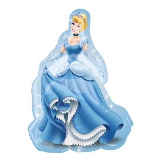 Cendrillon ballon métal 61cm*86cm