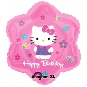 ° Hello Kitty ballon Happy Birthday 45 cm