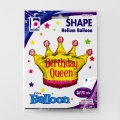 ° BALLON BIRTHDAY QUEEN FORME COURONNE 91CM