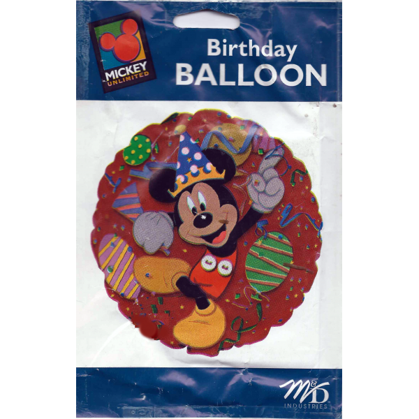 Mickey fiesta ballon mylar rond