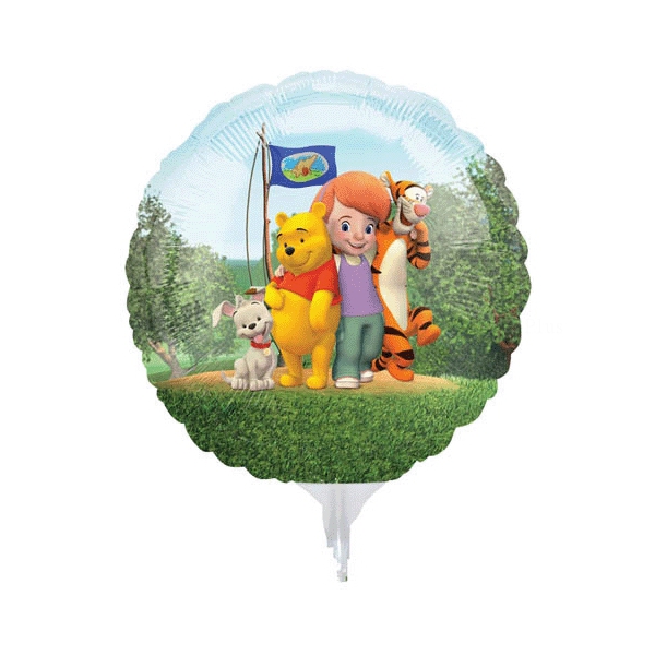 3 Winnie mini mylar vendu non gonflé pour air sur tige