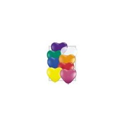 ballons latex coeur 15 cm couleurs pierres précieuses
