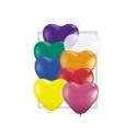 ballons latex coeur 15 cm couleurs pierres précieuses