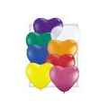 ballons latex coeur 15 cm couleurs pierres précieuses