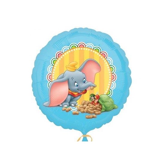 Dumbo ballon mylar rond 45 cm