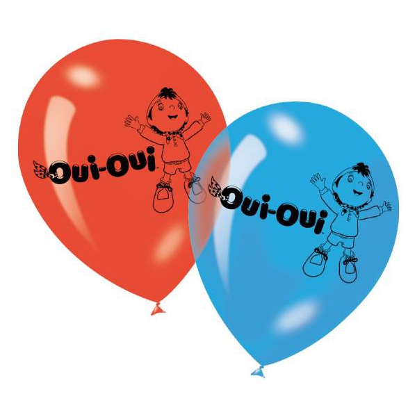 Oui Oui Le Theme Des Petits Ballons Et Accessoires Gouter Ballonsplus