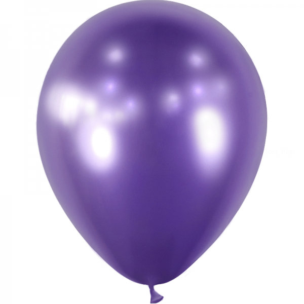 25 ballons violet brillant 13cm