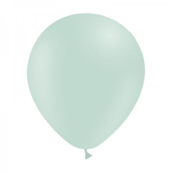 25 ballons vert menthe pastel mate 13 cm