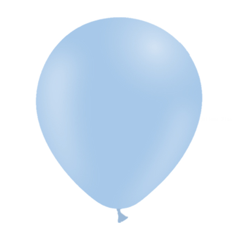 10 ballons bleu ciel pastel matte 30cm