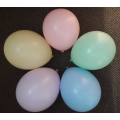 25 ballons pastel mate 14 cm