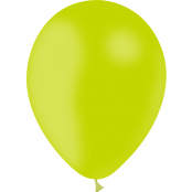 100 ballons vert lime standard 14 cm
