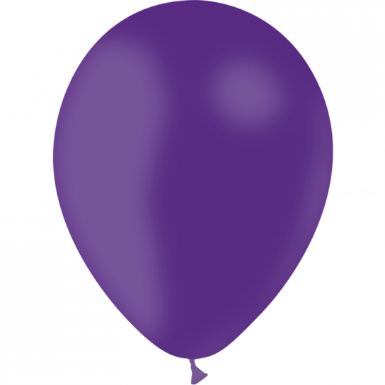 100 ballons violet opaque 14 cm