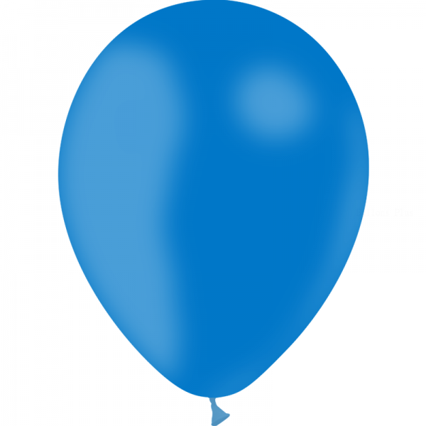 10 ballons Bleu roi standard 30 cm